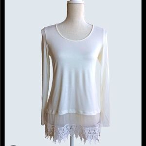 Grace & Lace Long Sleeve Extender Top Large